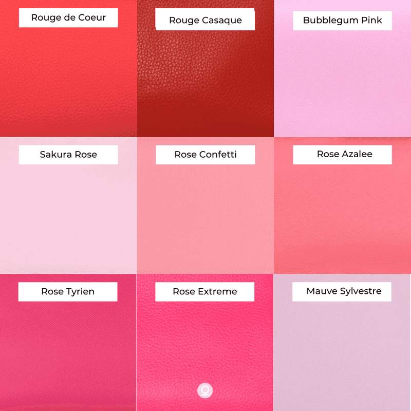 Luxury Revision Red and Pink Colours